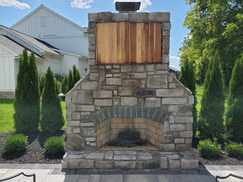 a fireplace example